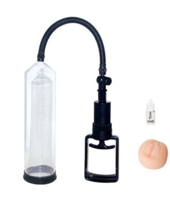 BAILE - BOMBA DE ERECCION TIRADOR Y BOQUILLA VAGINA 20 CM
