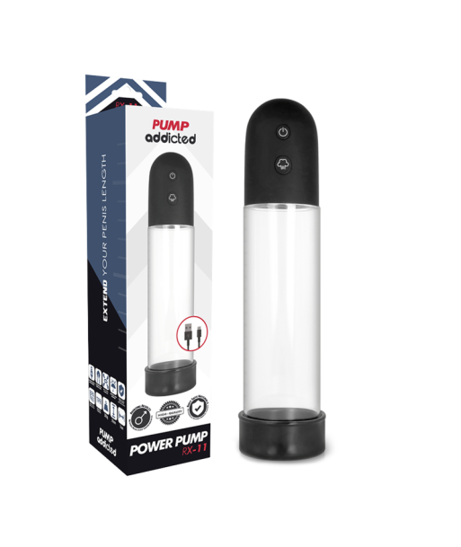 PUMP ADDICTED - BOMBA ERECCIÓN RX11 AUTOMATICA PUMP ADDICTED - BOMBA ERECCIÓN RX11 AUTOMATICA