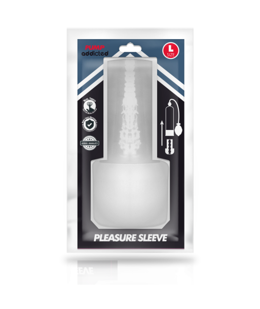 PUMP ADDICTED - PLEASURE SLEEVE BOMBA AUTOMATICA PUMP ADDICTED - PLEASURE SLEEVE BOMBA AUTOMATICA