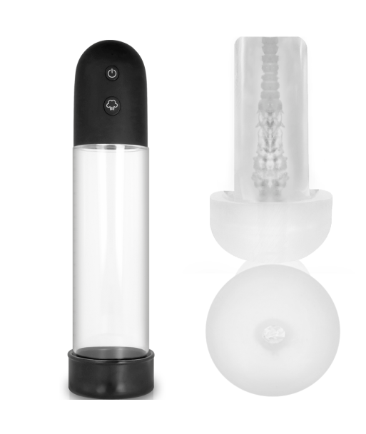 PUMP ADDICTED - BOMBA ERECCIÓN RX11 AUTOMÁTICA CON MASTURBADOR PUMP ADDICTED - BOMBA ERECCIÓN RX11 AUTOMÁTICA CON MASTURBADOR