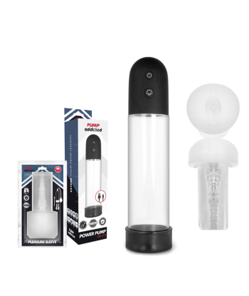 PUMP ADDICTED - BOMBA ERECCIÓN RX11 AUTOMÁTICA CON MASTURBADOR