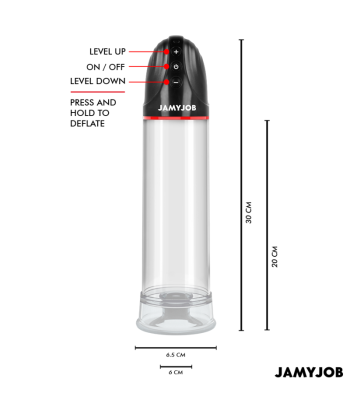 JAMYJOB - XPAND BOMBA AUTOMÁTICA 3 NIVELES DE ONDAS ESTIMULADORAS GRIS