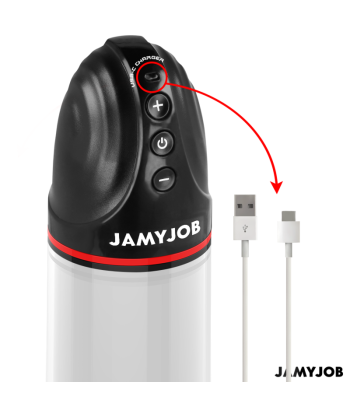 JAMYJOB - XPAND BOMBA AUTOMÁTICA 3 NIVELES DE ONDAS ESTIMULADORAS GRIS
