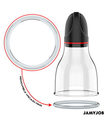 JAMYJOB - XPAND LITE BOMBA AUTOMTICA DE TESTÍCULOS 3 NIVELES DE ONDAS ESTIMULADORAS GRIS