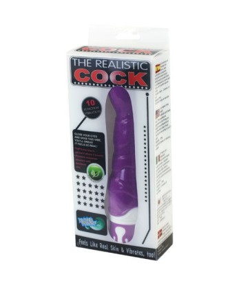 BAILE - REALISTIC COCK 10 RITMOS SENSATION VIOLETA