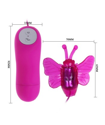BAILE - CUTE SECRET MARIPOSA ESTIMULADORA VIBRADOR 12V