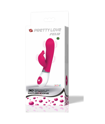 PRETTY LOVE - FLIRTATION VIBRADOR CON ESTIMULADOR FELIX