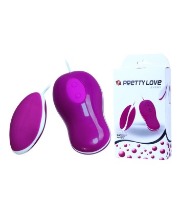 PRETTY LOVE - FLIRTATION HUEVO VIBRADOR CON CONTROL REMOTO AVERY