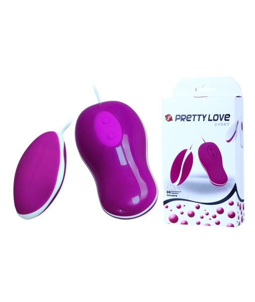PRETTY LOVE - FLIRTATION HUEVO VIBRADOR CON CONTROL REMOTO AVERY