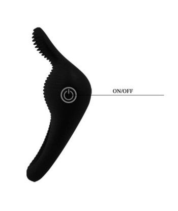 PRETTY LOVE - THIMBLE ANILLO VIBRADOR NEGRO