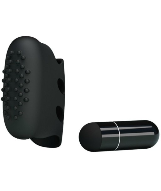 PRETTY LOVE - FLIRTATION DEDAL CON VIBRACIÓN STEWARD NEGRO