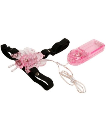 BAILE - ARNÉS CON MARIPOSA VIBRADORA MULTIVELOCIDAD