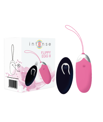 INTENSE - FLIPPY II HUEVO RECARGABLE REMOTO ROSA