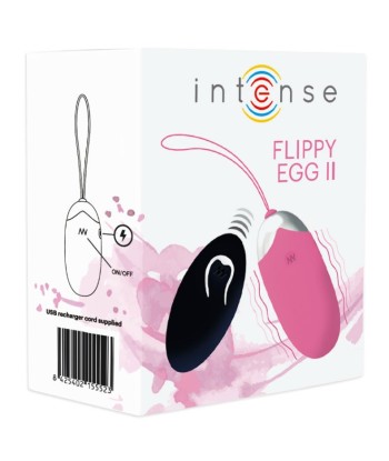 INTENSE - FLIPPY II HUEVO RECARGABLE REMOTO ROSA