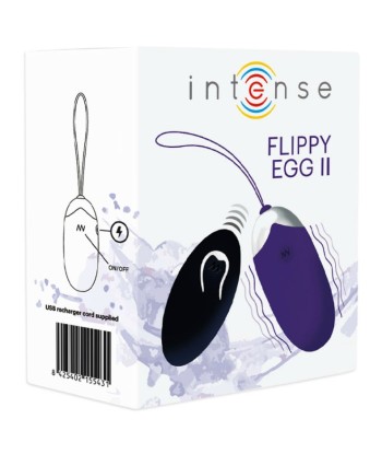 INTENSE - FLIPPY II HUEVO RECARGABLE REMOTO LILA