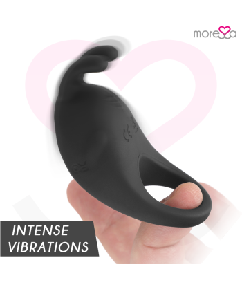MORESSA - BRAD PREMIUM SILICONE RECARGABLE NEGRO