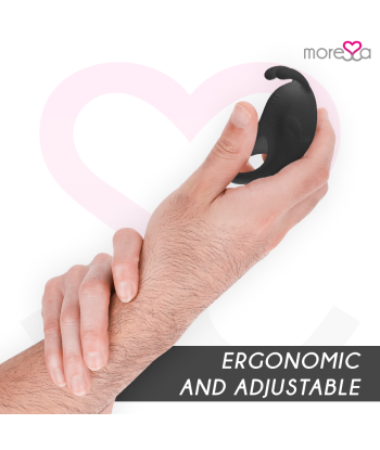 MORESSA - BRAD PREMIUM SILICONE RECARGABLE NEGRO