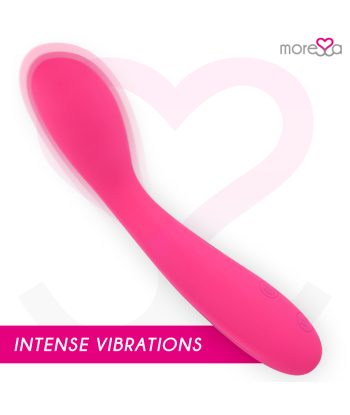MORESSA - DRUSO MASAJEADOR DUO PUNTO G Y SUERO PELVICO PREMIUM SILICONE RECARGABLE