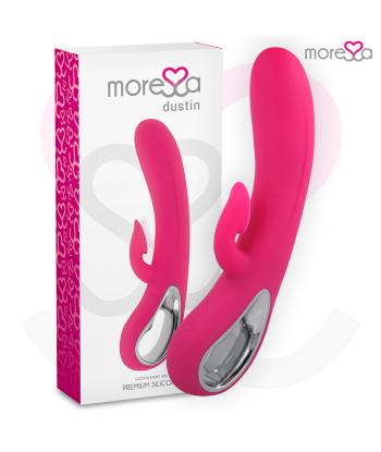 MORESSA - DUSTIN ONDAS ESTIMULADORAS CLITORIAL Y POTENTE VIBRACIÓN PREMIUM SILICONE RECARGABLE