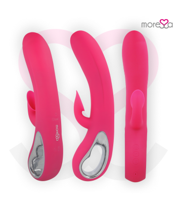 MORESSA - DUSTIN ONDAS ESTIMULADORAS CLITORIAL Y POTENTE VIBRACIÓN PREMIUM SILICONE RECARGABLE