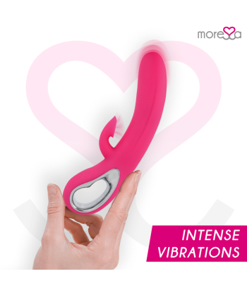 MORESSA - DUSTIN ONDAS ESTIMULADORAS CLITORIAL Y POTENTE VIBRACIÓN PREMIUM SILICONE RECARGABLE