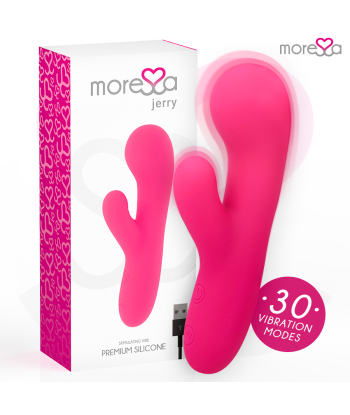 MORESSA - JERRY CLIP VIBRADOR PUNTO G Y CLITORIS PREMIUM SILICONE RECARGABLE