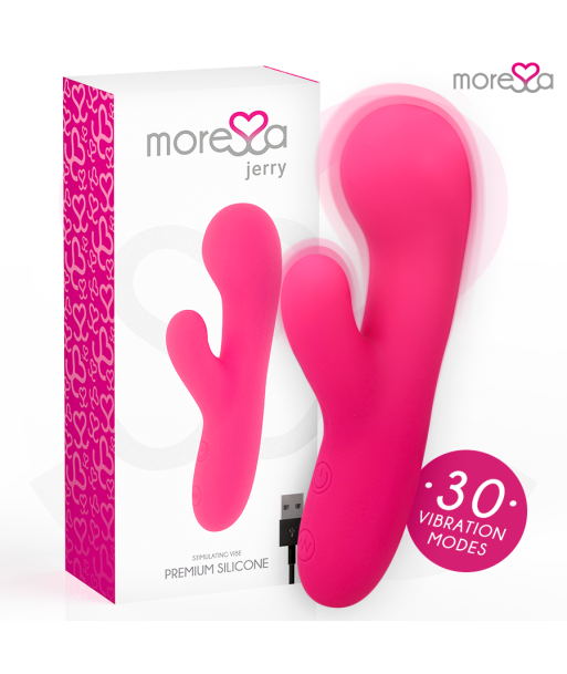 MORESSA - JERRY CLIP VIBRADOR PUNTO G Y CLITORIS PREMIUM SILICONE RECARGABLE MORESSA - JERRY CLIP VIBRADOR PUNTO G Y CLITORIS PREMIUM SILICONE RECARGABLE