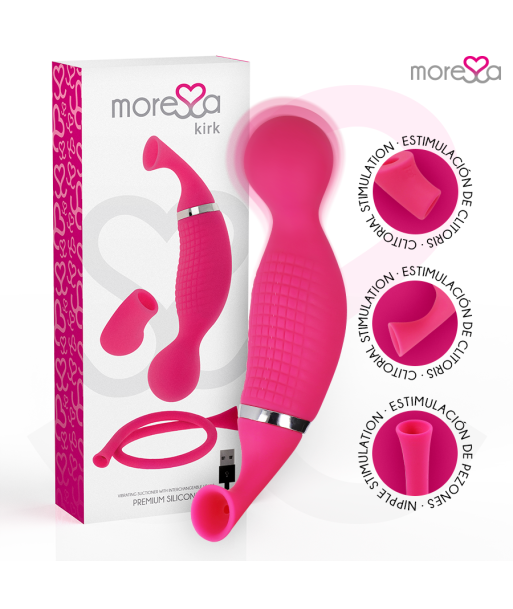 MORESSA - KIRK DUO ONDAS ESTIMULADORAS MASAJEADOR MULTI PRESTACIONES PREMIUM SILICONE RECARGABLE MORESSA - KIRK DUO ONDAS ESTIMULADORAS MASAJEADOR MULTI PRESTACIONES PREMIUM SILICONE RECARGABLE