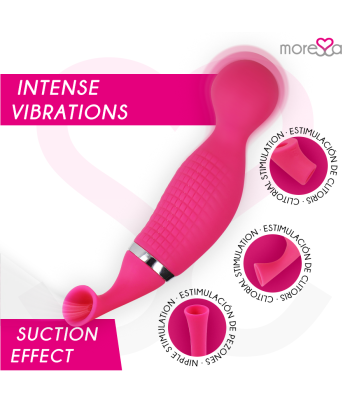 MORESSA - KIRK DUO ONDAS ESTIMULADORAS MASAJEADOR MULTI PRESTACIONES PREMIUM SILICONE RECARGABLE