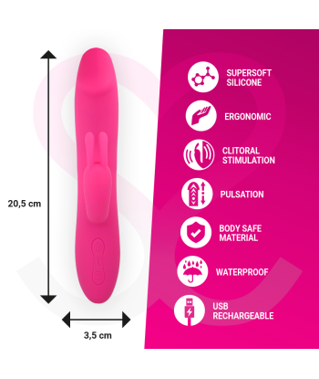 MORESSA - MOLLY IMPULSOR UPandDOWN Y POTENTE VIBRACIÓN PREMIUM SILICONE RECARGABLE
