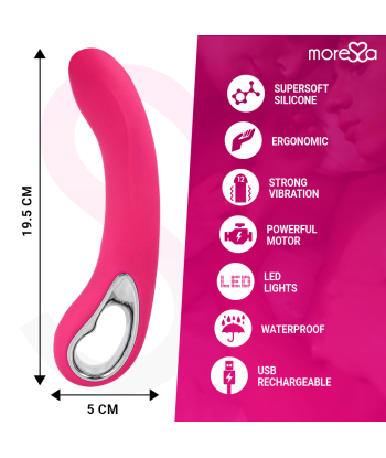 MORESSA - NELSON MASAJEADOR PUNTO G PREMIUM SILICONE RECARGABLE