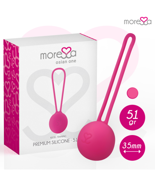 MORESSA - OSIAN ONE ENTRENAMIENTO SUELO PELVICO 51gr PREMIUM SILICONA ROSA MORESSA - OSIAN ONE ENTRENAMIENTO SUELO PELVICO 51gr PREMIUM SILICONA ROSA
