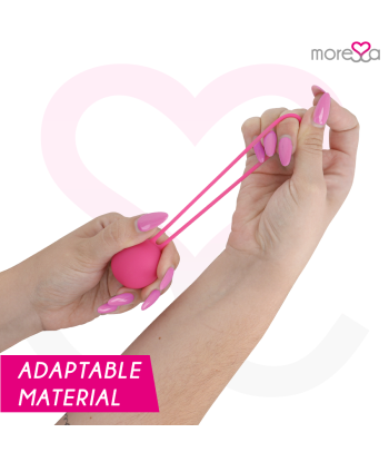 MORESSA - OSIAN ONE ENTRENAMIENTO SUELO PELVICO 51gr PREMIUM SILICONA ROSA
