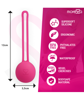 MORESSA - OSIAN ONE ENTRENAMIENTO SUELO PELVICO 51gr PREMIUM SILICONA ROSA