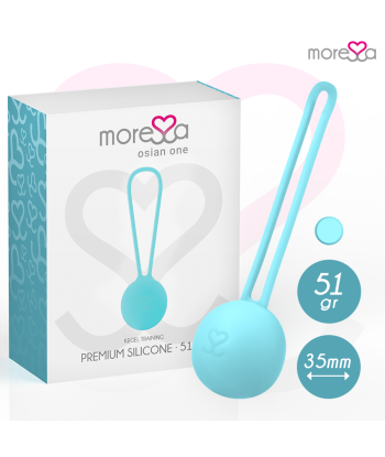 MORESSA - OSIAN ONE ENTRENAMIENTO SUELO PELVICO 51gr PREMIUM SILICONA TURQUESA