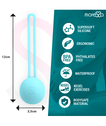 MORESSA - OSIAN ONE ENTRENAMIENTO SUELO PELVICO 51gr PREMIUM SILICONA TURQUESA