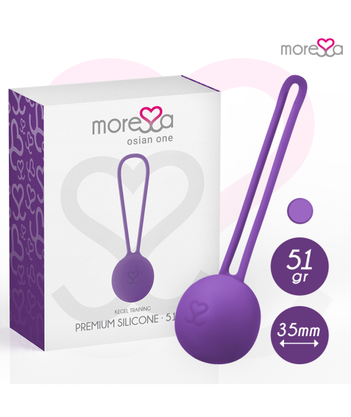 MORESSA - OSIAN ONE ENTRENAMIENTO SUELO PELVICO 51gr PREMIUM SILICONA LILA MORESSA - OSIAN ONE ENTRENAMIENTO SUELO PELVICO 51gr PREMIUM SILICONA LILA