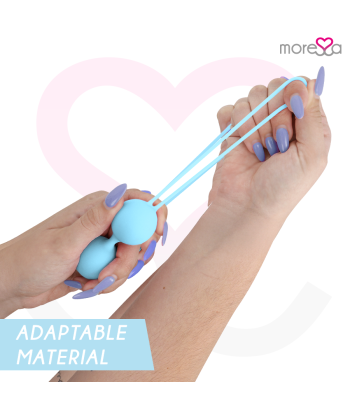 MORESSA - OSIAN TWO ENTRENAMIENTO SUELO PELVICO 101gr PREMIUM SILICONA TURQUESA