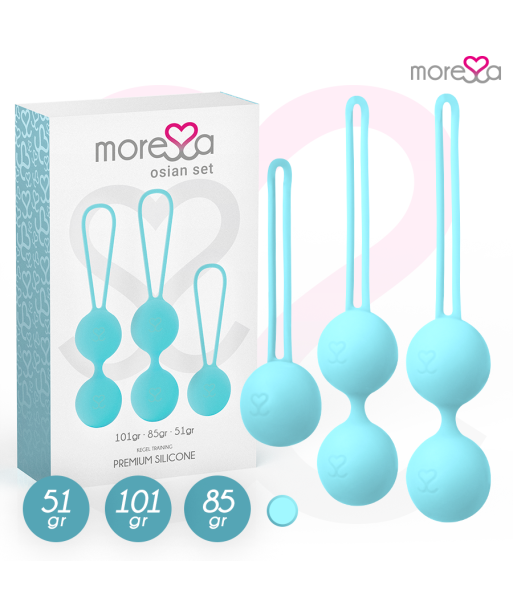 MORESSA - OSIAN SET Osian One 51 Gr - Osian Two 101 Gr - Osian Three 85 gr PREMIUM SILICONA TURQUESA MORESSA - OSIAN SET Osian One 51 Gr - Osian Two 101 Gr - Osian Three 85 gr PREMIUM SILICONA TURQUESA