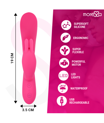 MORESSA - TELMO TICKLING CLITORIAL PREMIUM SILICONE RECARGABLE