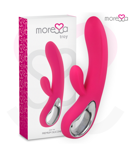 MORESSA - TROY MASAJEADOR PUNTO G Y CLITORIS PREMIUM SILICONE RECARGABLE MORESSA - TROY MASAJEADOR PUNTO G Y CLITORIS PREMIUM SILICONE RECARGABLE
