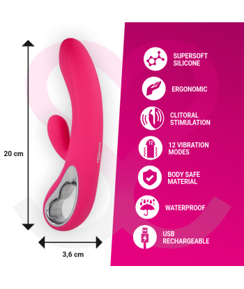MORESSA - TROY MASAJEADOR PUNTO G Y CLITORIS PREMIUM SILICONE RECARGABLE