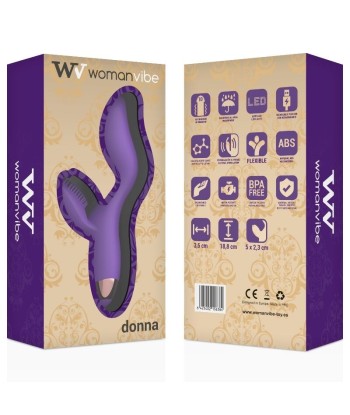 WOMANVIBE - DONNA VIBRADOR SILICONA RECARGABLE