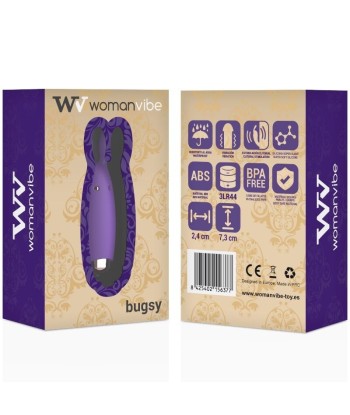 WOMANVIBE - BUGSY ESTIMULADOR RABBIT SILICONA