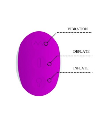 PRETTY LOVE - DEMPSEY VIBRADOR HINCHABLE RECARGABLE