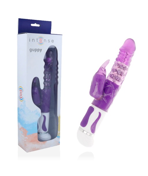 INTENSE - GUPPY VIBRADOR ROTADOR LILA