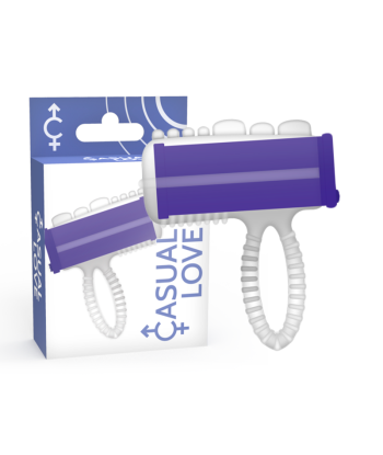 CASUAL LOVE - RING VIBRADOR LENGUA LILA