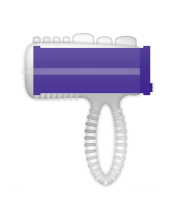 CASUAL LOVE - RING VIBRADOR LENGUA LILA