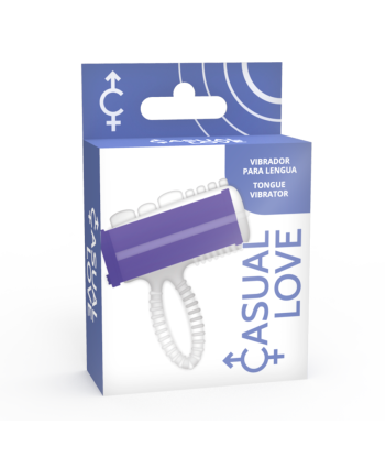 CASUAL LOVE - RING VIBRADOR LENGUA LILA