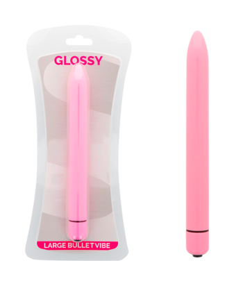GLOSSY - SLIM VIBRADOR ROSA